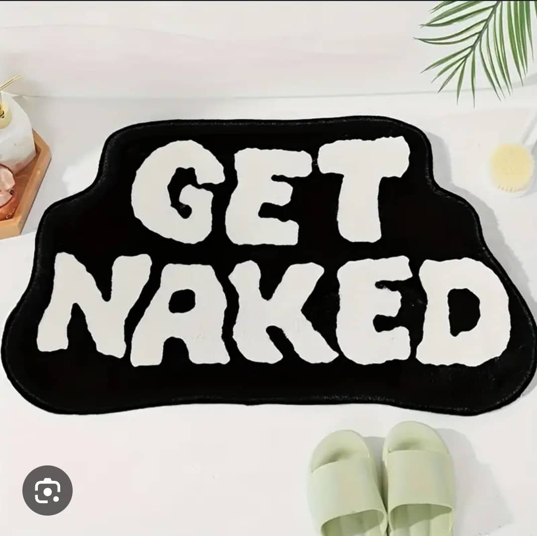 Naked bath mat