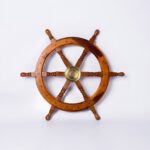 Nautical wood ship wheels