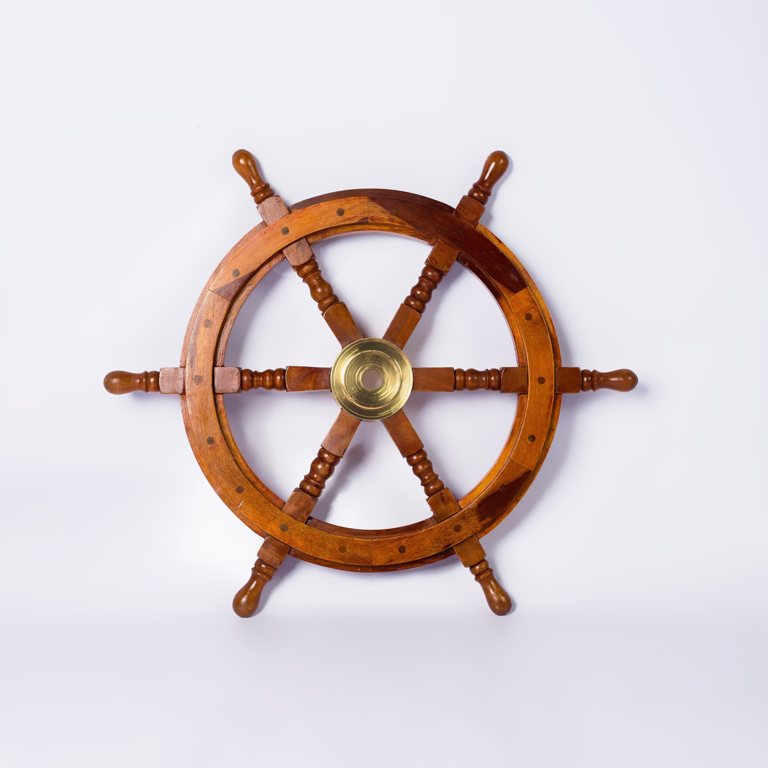 Nautical wood ship wheels