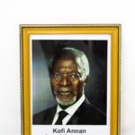 Photo frame of Ex UN Secretary General