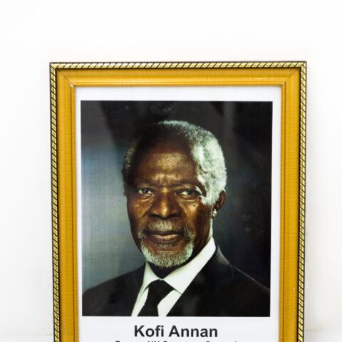 Photo frame of Ex UN Secretary General