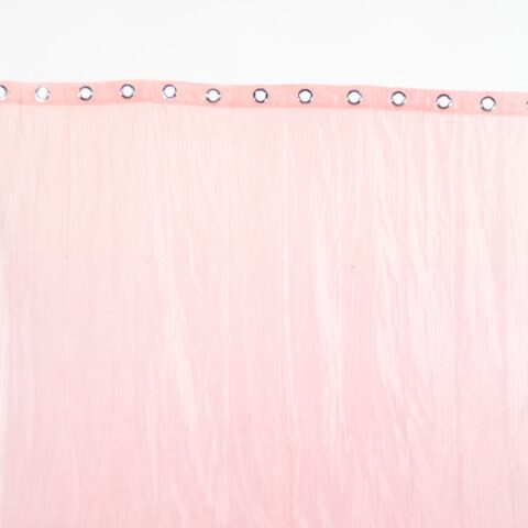 Pink voile curtains