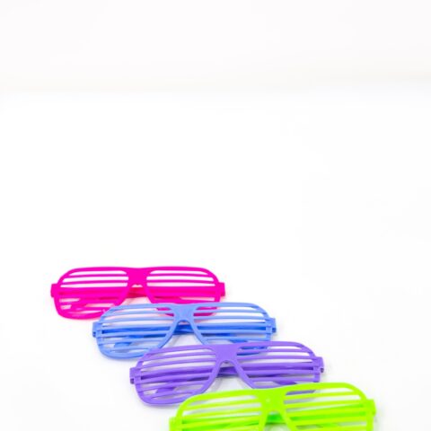 Plastic Shutter Sunglasses
