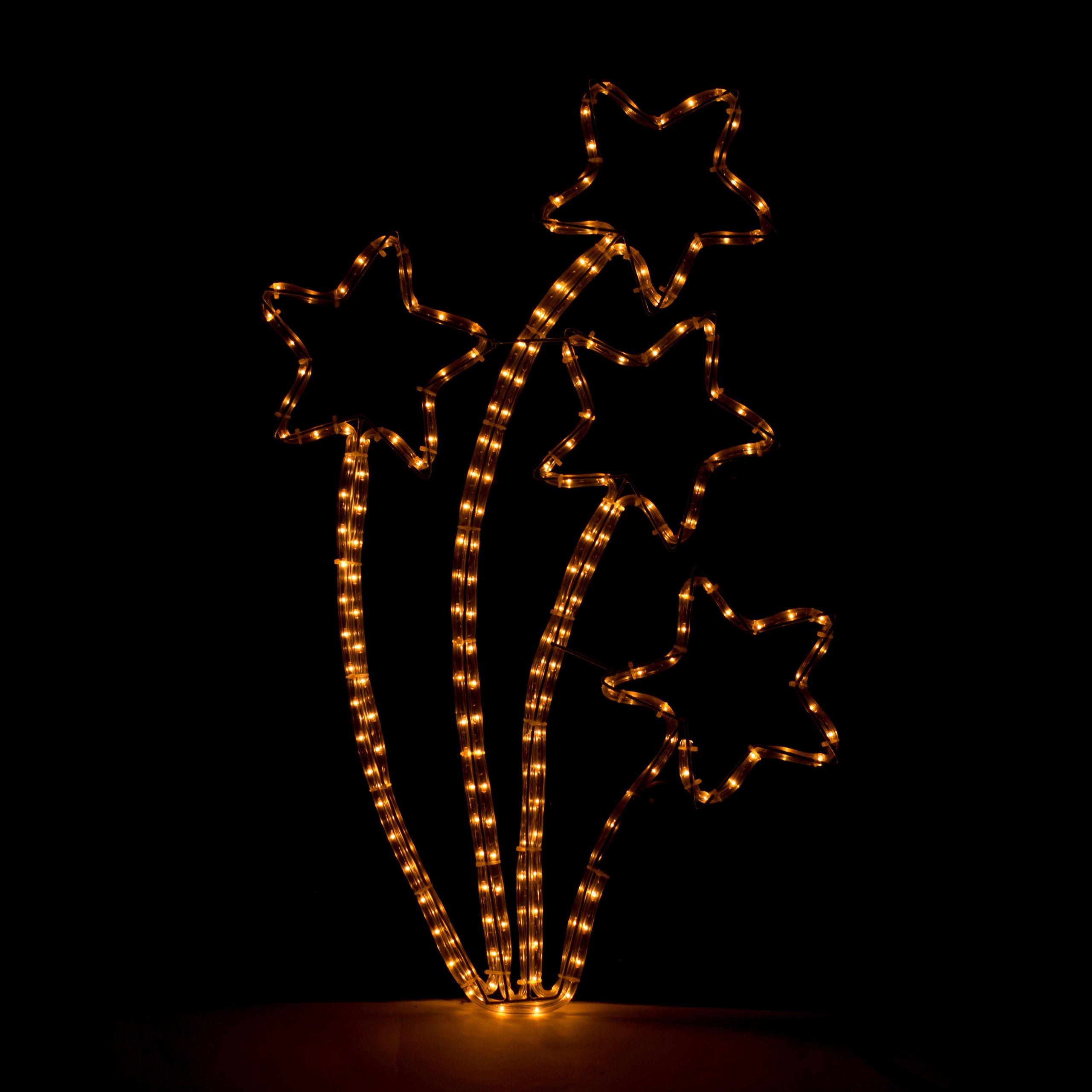 Rope light stars