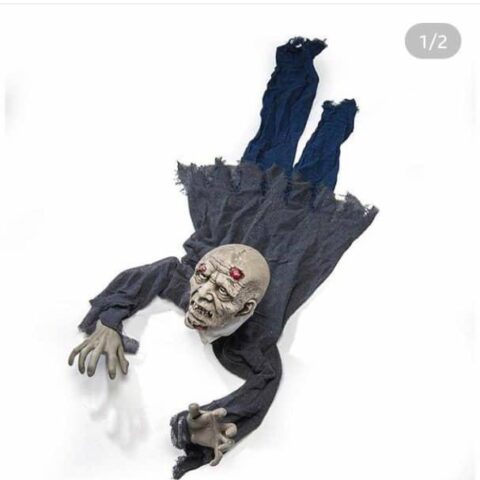 Scary ground breaker zombie