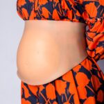 Silicone false pregnancy belly