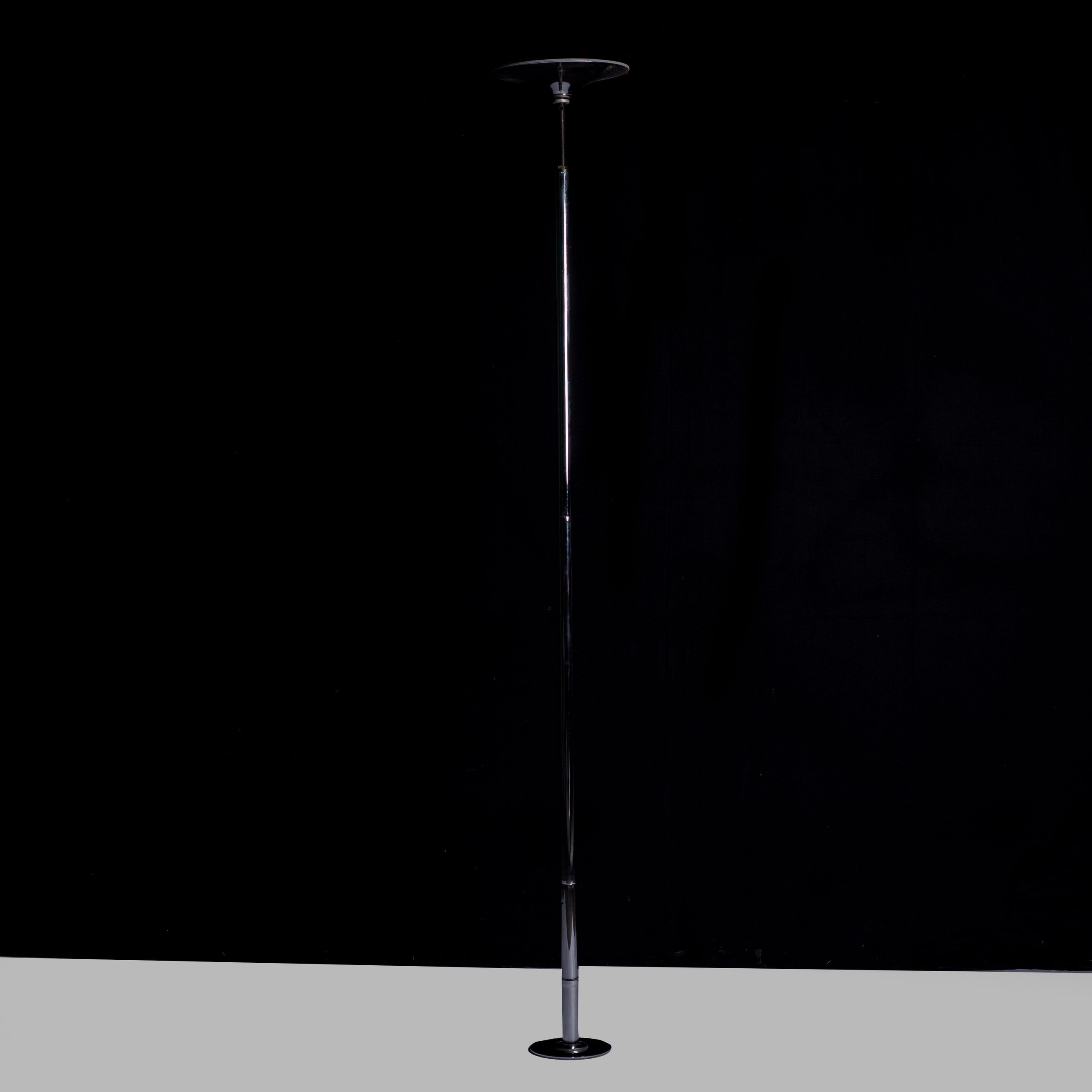 Silver dancing pole