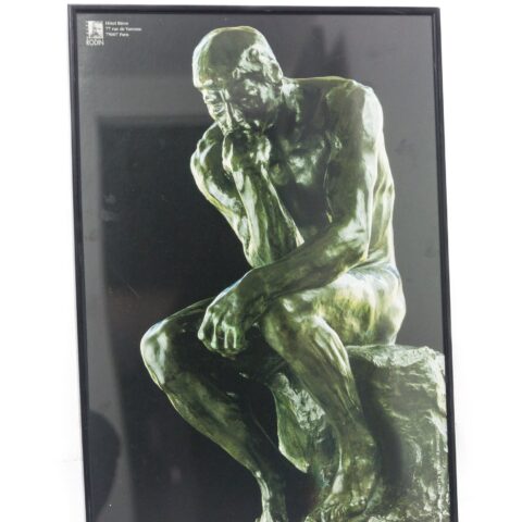 Silver glass picture frame