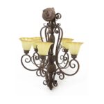 Spanish art chandelier
