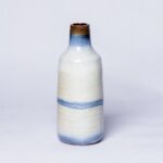 Spiral design ceramic vase
