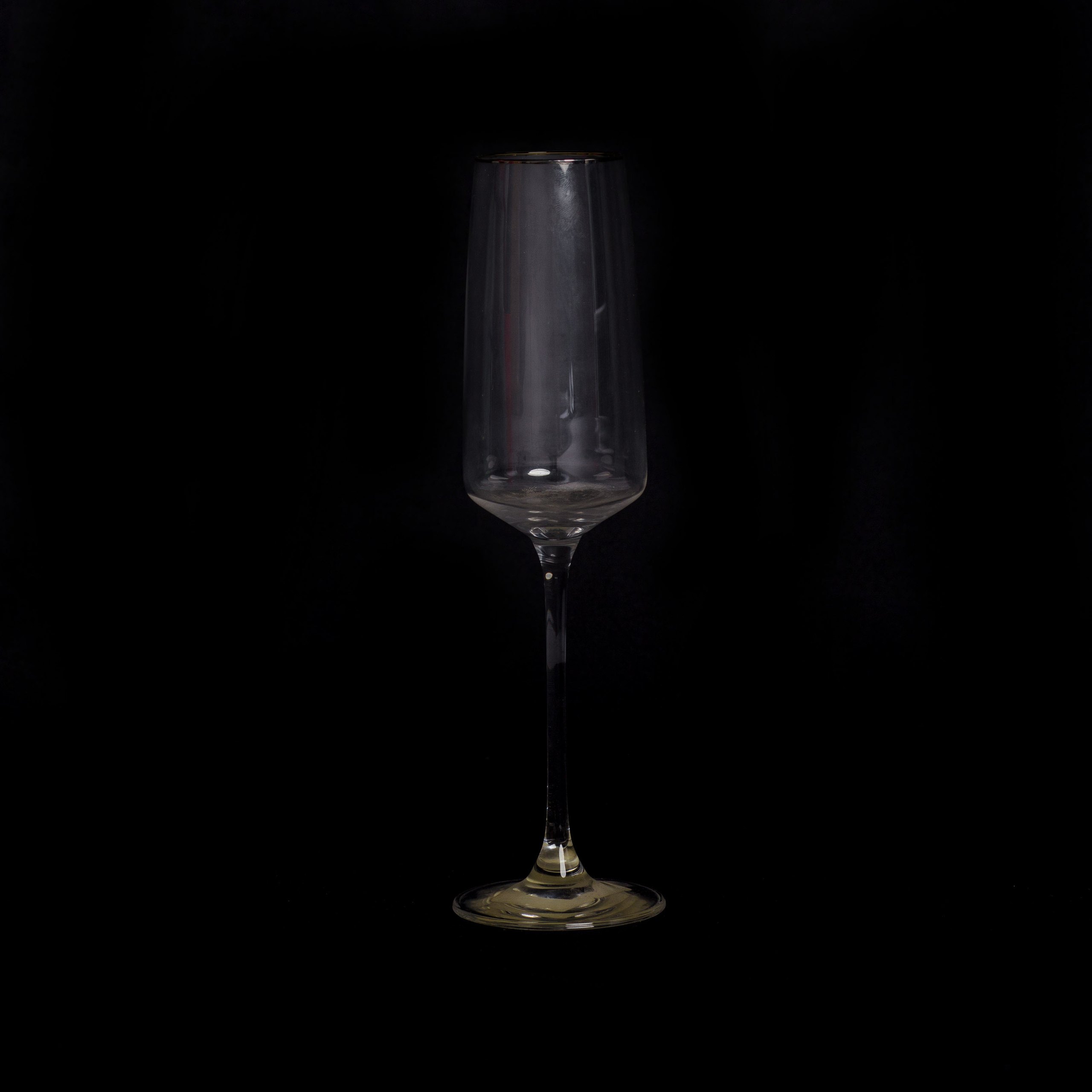 Stemless flute glass
