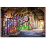 Street graffiti wall backdrop 8*10ft