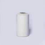 Tall retro white vase