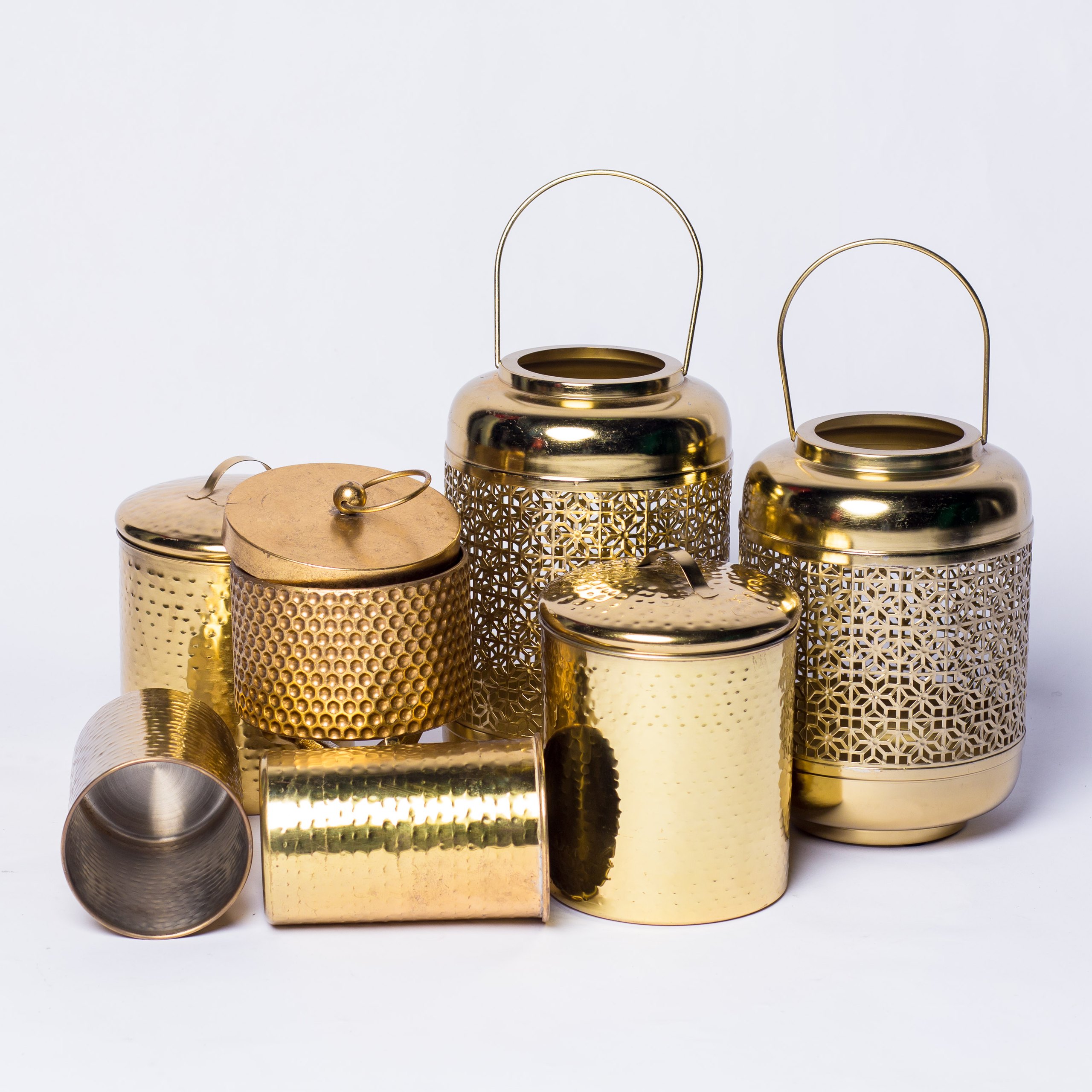 Tamba petal Indian pot set