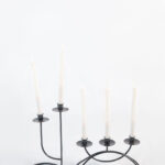 Taper gilt led candle