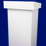 Vector White Podium