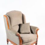 Victorian upholstered armchair