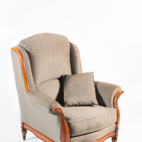 Victorian upholstered armchair