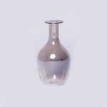 Vintage amber glass jar