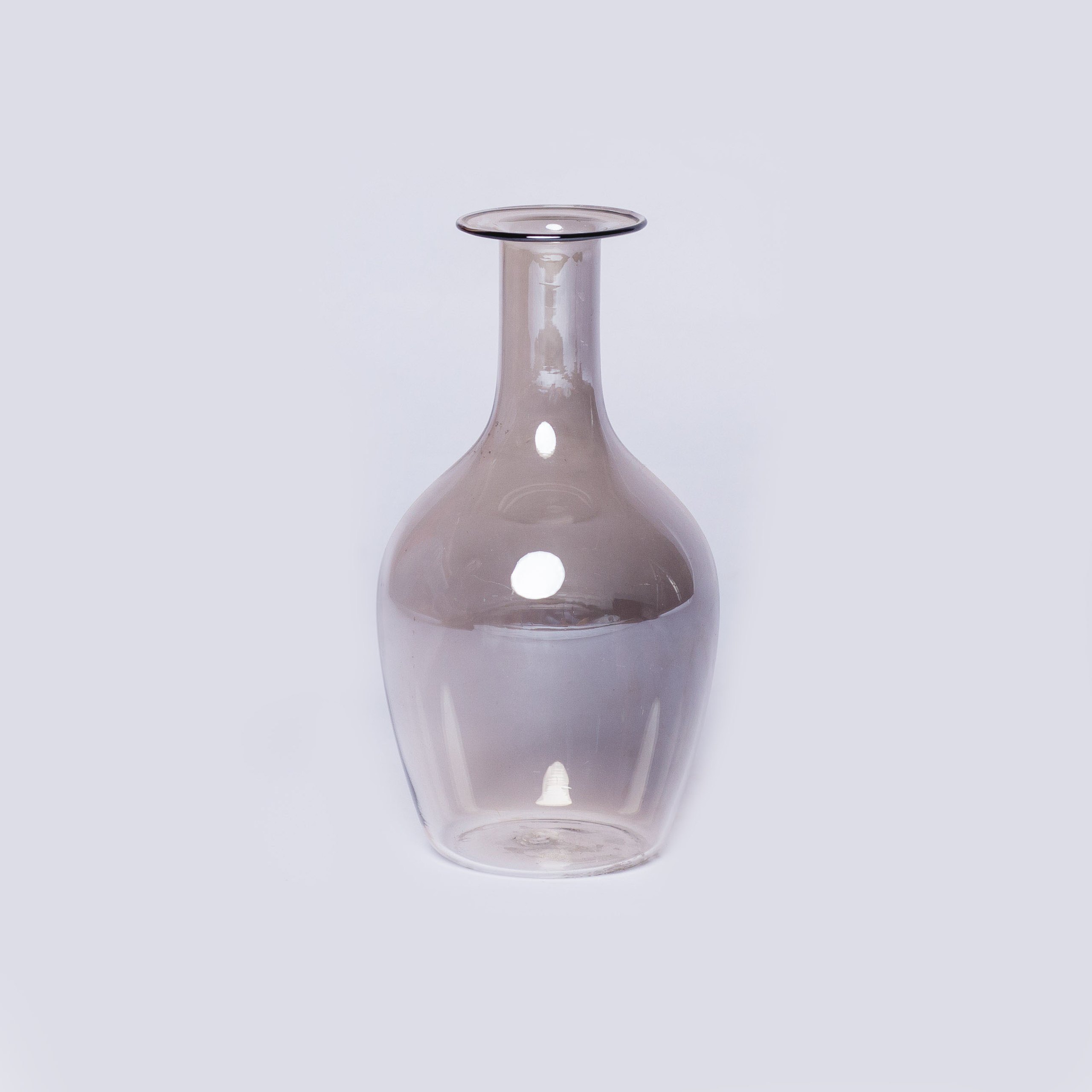 Vintage amber glass jar