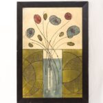 Vintage canvas wall painting