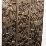Vintage palau carved panel