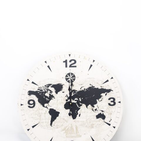 White Vintage Clock
