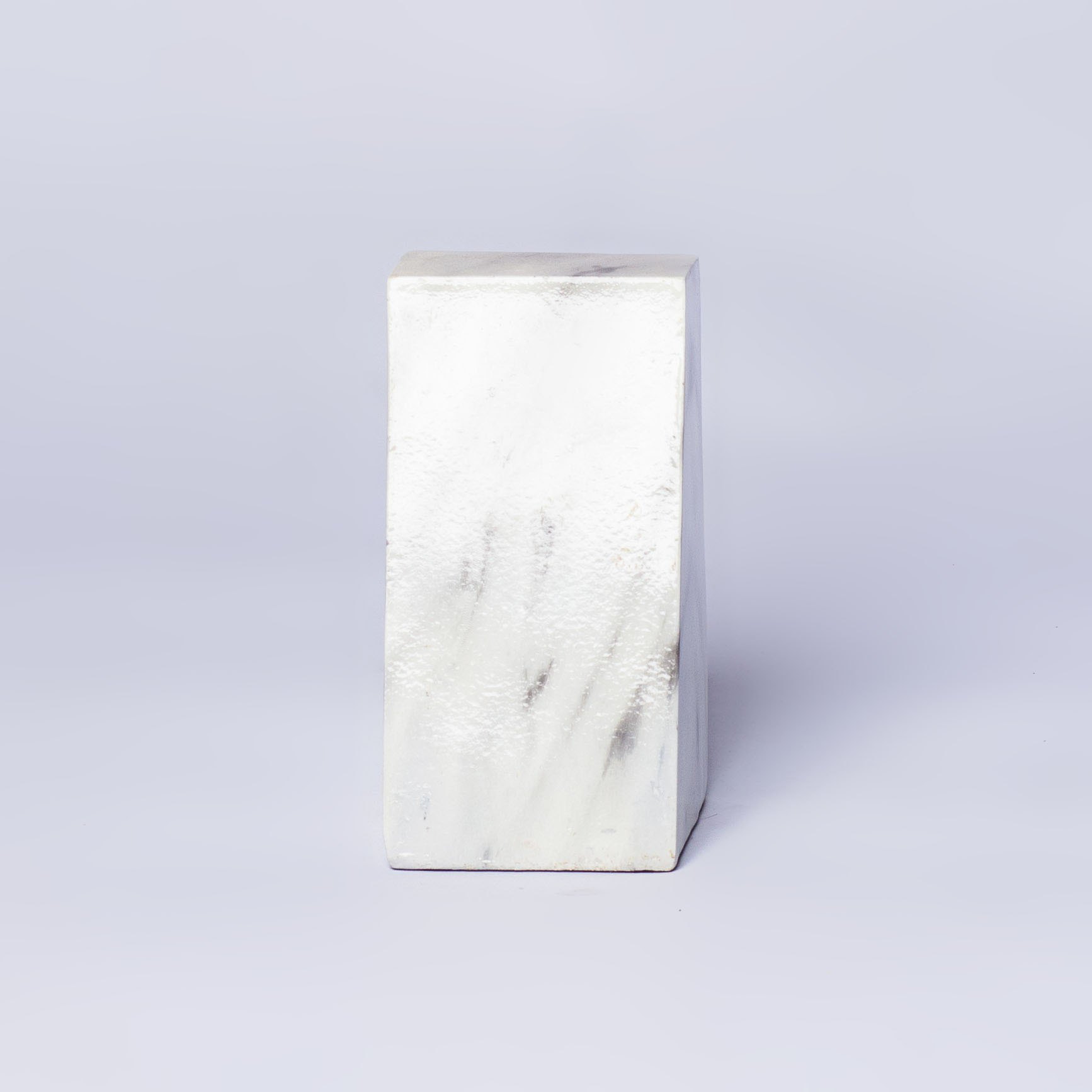 White marble table art
