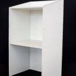 White podium