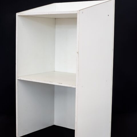White podium