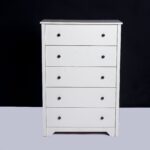White tall dresser
