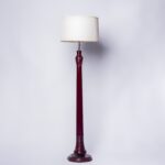 Whittle wooden floor lamp