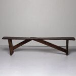 Wooden bench