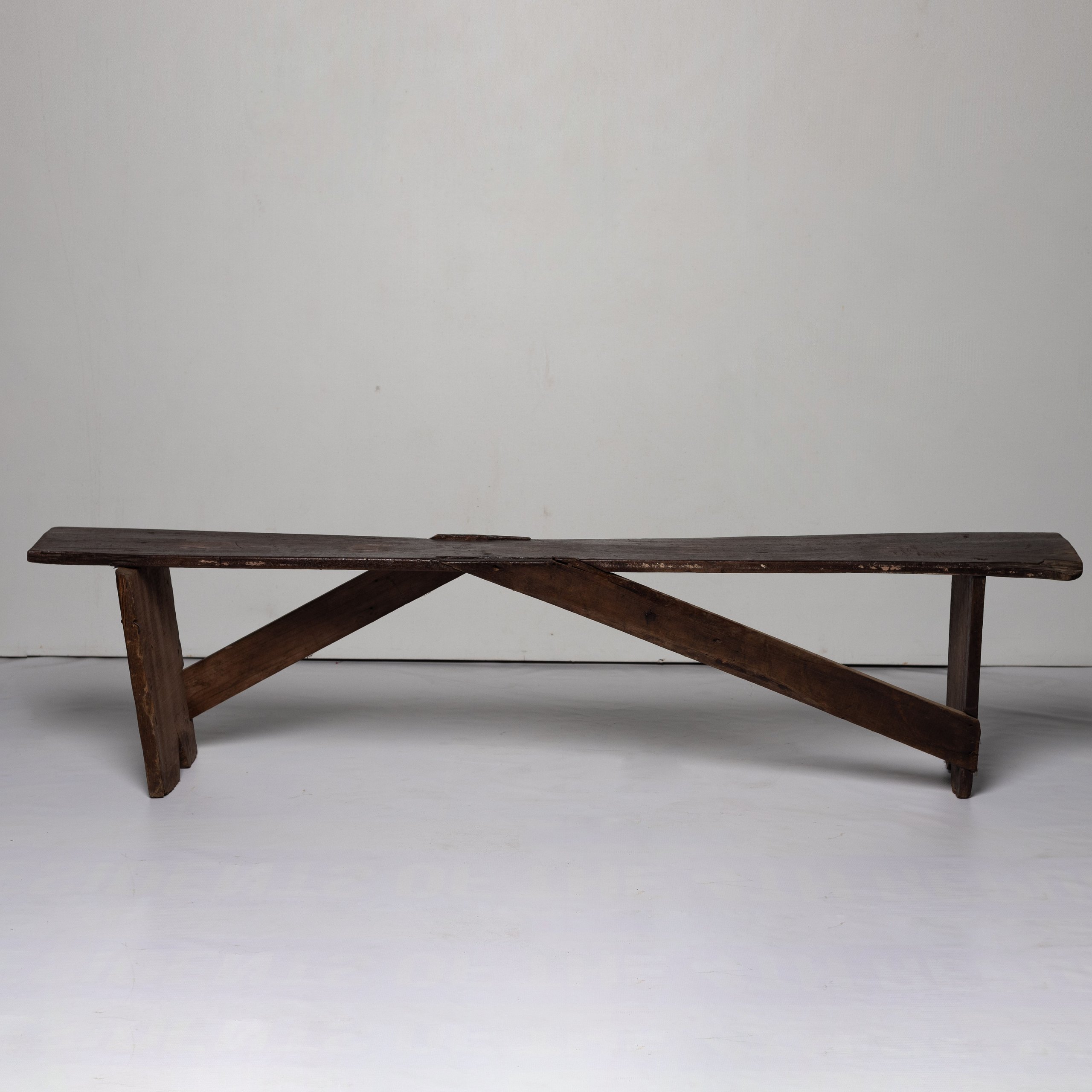 Wooden bench