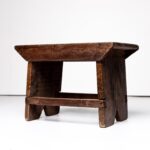 Wooden kitchen stool