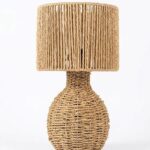 Woven Paper Yarn Table Lamp