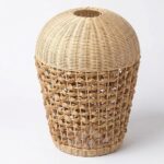 Woven rope pendant shade