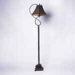 Wrought iron floor lamp