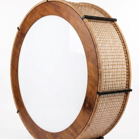 rattan chandelier