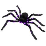 spider with purple led lights