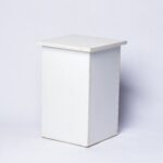 white side table